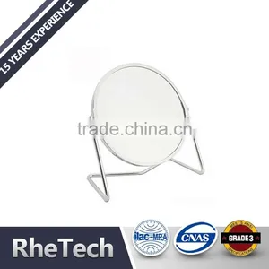 Custom Metal Round Double Sides 3X Magnification Desktop Makeup Mirror thumbnail-1