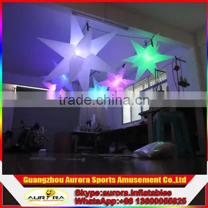 Color Changing LED Lighting Inflatable Star for Event Decoration thumbnail-1
