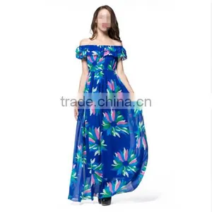 New Womens Casual Infinity Variable Chiffon Long Maxi Dress thumbnail-2