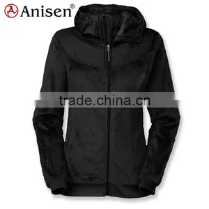 Jacket in New Model Slim Coral Fleece Hood Women Jacket thumbnail-3