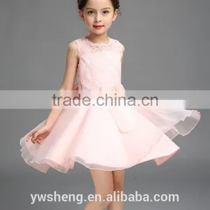 Baby Girl Kid Children Princess Lace Dress Patterns Design With OEM Factory thumbnail-2