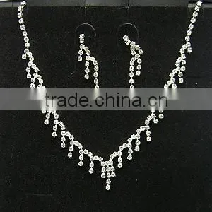 Silver Jewelry Sets,fashion Necklace Sets, Rinestone Jewelry Sets, Weding Sets thumbnail-1