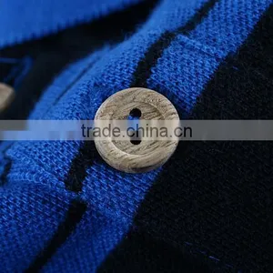 Custom Yarn Dyed Stripe Polo Shirt Manufacturer thumbnail-5