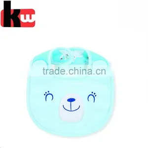 100% Cotton Lovely Embroidery Baby Bibs thumbnail-2
