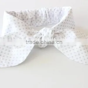 Boutique New Style Accessories Baby Pink Polka Dot Headbands for Little Girl thumbnail-5