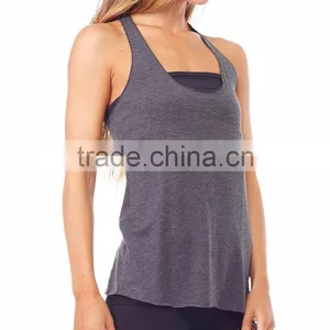 New Fashionable Breathable Organic Yoga Stringer Vest thumbnail-6