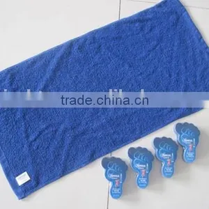 Foot Shape 100% Cotton Compressed Beach Towel thumbnail-1