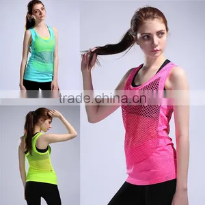 Hot Sale Custom Sport Crop Tops Training Singlet Lightweight Womens Gym Vest thumbnail-6