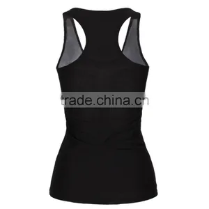 Polyester Tank Top Backless With Spandex Printed Black Size:Free Size Sold By PC thumbnail-3