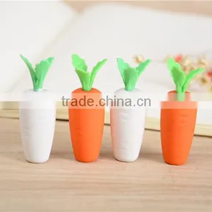 Novel Creative 3d Carrot Jumbo Magic Gel Pen Top Erasers Packing Logo Customs thumbnail-5