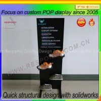 2015 Hot Sell Customized Branded Shoe Advertising Display Stand and Booth thumbnail-2