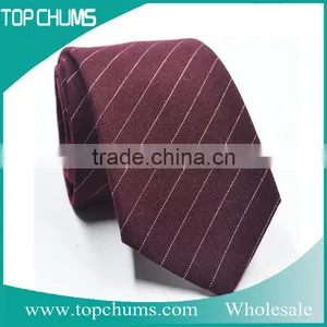Korea Style Fashion Stripe Printing Men Neck Ties Skinny Cotton Tie thumbnail-4