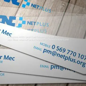 New York White Ink Transparent Business Card,Custom Business Cards Printing, Transparent Plastic Business Cards Aikeyi T thumbnail-2