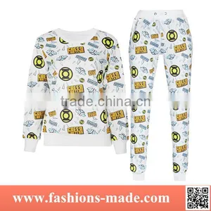 2017 Fashion Women Tracksuit Sports Sweatshirts and Pants Wholesale thumbnail-1