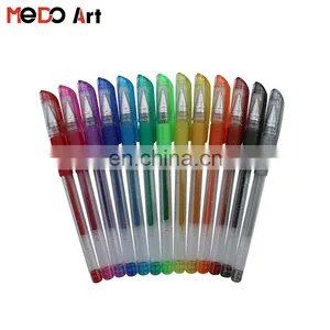 China Factory Cheap Free Samples Gel Pen Set Metalic Glitter Neon Pastel Gel Pen for Drawing thumbnail-1
