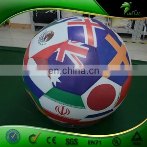 Soccer Shape Inflatable Double Layer Flag Balloon thumbnail-3