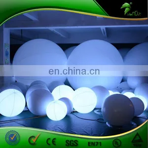 Custom Size LED Glow Balloon Inflatable Zygote Interactive Ball LOGO Printing Advertising Party Display With Colored Lightings thumbnail-3