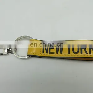 New Style Promotion Gift Leather Keychain Custom thumbnail-3