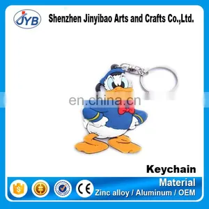 Factory Outlet Colorful Donald Duck Customized Keyring thumbnail-1