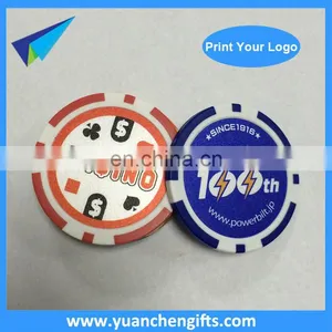 Cheap Printing Casino Poker Chips Golf Ball Marker With Custom Logo thumbnail-4