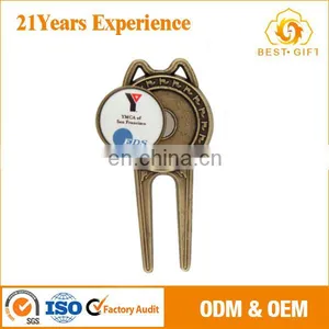 High Quality Eco-friendly Golf Repair Tool With 3/4 Ball Marker Set thumbnail-4