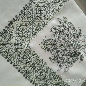 Arab Wool Embroidery Scarf / Arab Scarf / Arab Wool Acrylic Embroidery Scarf / Muslim Hijab Scarf thumbnail-1
