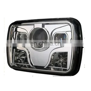 CZG-5780 2017 Newest off Road Hi/Lo Beam 5*7 Led Head Lamp h4 Motorcycle Led Driving Light for Harley Davison ForJeep Wrangler thumbnail-1