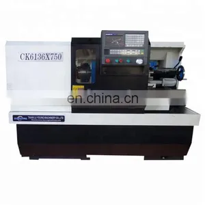 CK6136A-1 High Precision Electric Cnc Auto Lathe Machine thumbnail-1