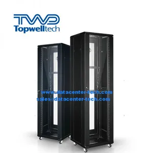 19 Inch Server Cabinet Data Center Telecom Standard Floor Standing Network Server Rack thumbnail-3