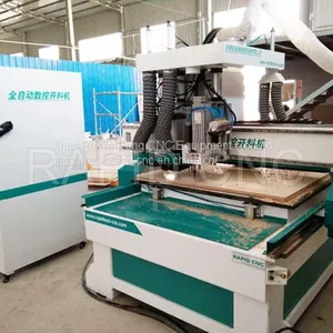 Pneumatic RD1350 CNC Router With 2 Spindles And Boring Unit thumbnail-2