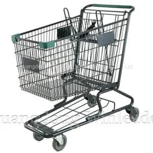 YLD-MT160-1FB American Shopping Cart Supermarket Trolley Supermarket Shopping Cart Manufacturer thumbnail-1