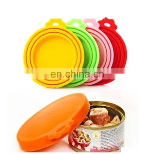 High Quality Universal Pet Food Can Cover Reusable Silicone Pet Can Cover Cat & Dog Can Lid Cover thumbnail-2