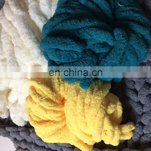 YUANYUAN Wholesale Loopy Yarn Chunky Polyester Knitting Yarn Very Thick Chenille Yarn thumbnail-2
