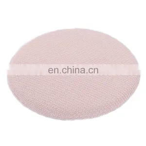 Custom Pink Chair Pad Round Stool Cushions Round Rattan Outdoor Home Chair Seat Cushion With Memory Foam Filling thumbnail-3