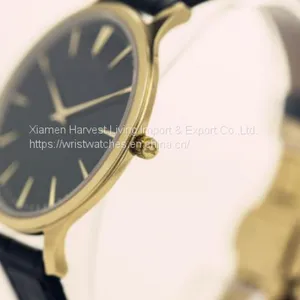 Ultra Thin Men Wrist Watches Casual Watch Analog Leather Stainless Steel Quartz thumbnail-4