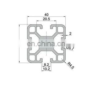 SHENGXIN t Slot 4040 Extrusion Black Aluminium Profile Industrial thumbnail-2