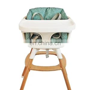 Infant Toddler Eating High Chair Baby Seat Wooden Chair for Feeding thumbnail-4