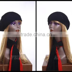 Realist Woman Mannequin Head Plastice Female Head for Display Wig H1040 thumbnail-3