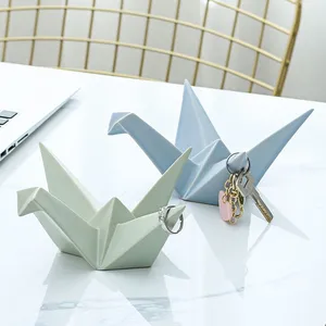 Different Size Multi-Color Paper Cranes Ceramic Decoration Nordic Style For Bedroom,Home Decor thumbnail-5