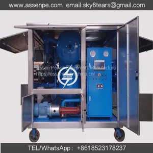 Outdoor Use Transformer Oil Treatment Plant Stainless Steel Material Canopy Used Oil Purification Machine thumbnail-1