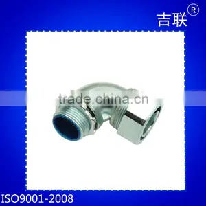 1/2 Inch 90 Degree Galvanized Liquid Tight Fitting thumbnail-1
