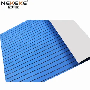 NEKEKE 90*240cm or 120*240cm Blue +Black Seam Line EVA Foam Sheet Ship Eva Cheap Outdoor Decking thumbnail-3