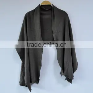 Wholesale Women Crochet Cashmere Scraf Knit Poncho Sweater thumbnail-1