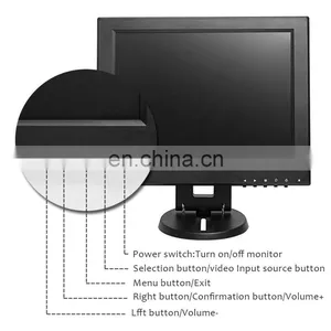 12 Inch Touch Screen Monitor 800X600 Lcd Ips Industrial Small Vga Video Display Store Touch Screen Monitor thumbnail-4