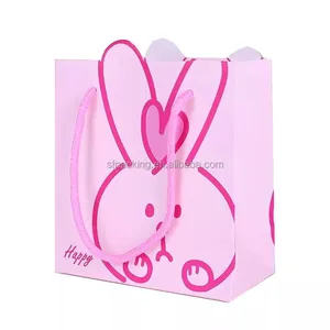 Custom Printed Crafts Paper Wine Shopping Bag With Logo thumbnail-3