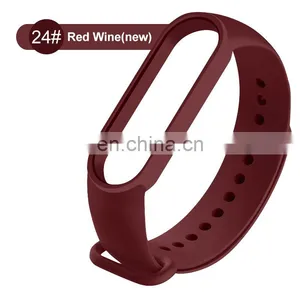 New In Stock Silicone Strap For Original Mi Band 6 5 Smart Band Replacement Miband 6 5 Nfc Bracelet Watch Accessories thumbnail-5