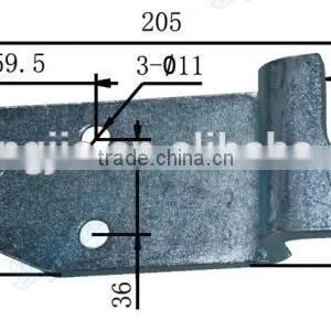 08136L Wing Opening Truck Trailer Door Hook thumbnail-2