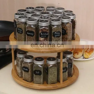 Well Designed Spliced 2 Layers Bamboo Makeup Organizer Cosmetic Storage Box Home Storage & Organization thumbnail-4
