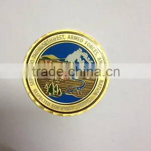 Metal Coin/challenge Coin/coin With Epoxy thumbnail-1