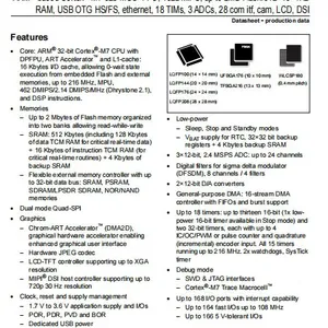 STM32F769BIT6 LQFP-208 Microcontroller ST Original Stock thumbnail-1